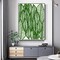 6 Pcs A4 Reusable Geometric Stencils for Painting - Hollow Leaves & Abstract Curve Lines Texture Layering Templates, DIY Wall Art, Furniture, Scrapbook & Crafts